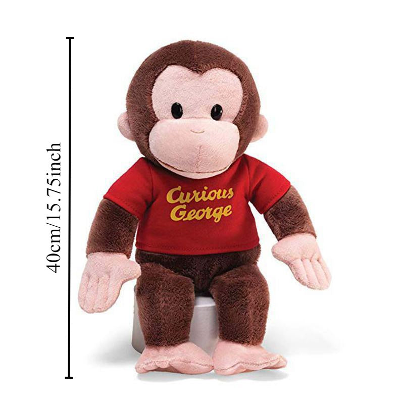 Curious George Plush Toy Soft Stuffed Animal Ideal for Birthday Christmas