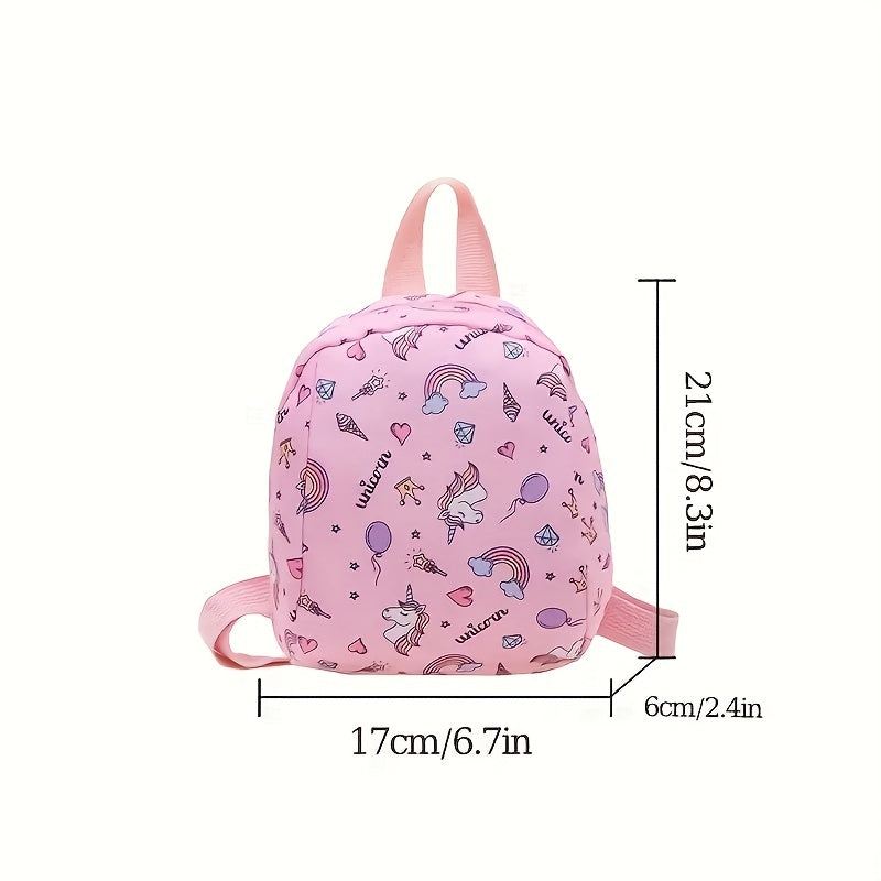 Cartoon Pattern Backpack Nylon Travel Backpack