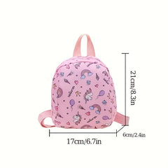 Cartoon Pattern Backpack Nylon Travel Backpack