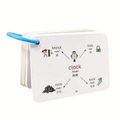 Set of English Vocabulary Flashcards for Ages 3-6 - Phonics, Root Words