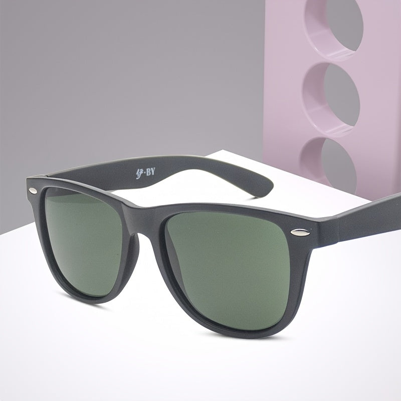 Men's Retro Square Polarized Sunglasses