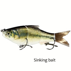 31g Lifelike Jointed Hard Fishing Lures Slow Sinking Bait for Bass Trout