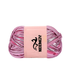 Magic Glistening Faux Leather Cloth Yarn 100g