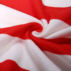 British American Flag Beach Towel 70 Lightweight Quick Drying