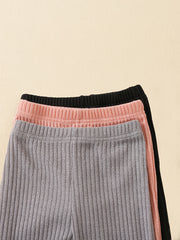 Baby Girls Casual Flared Leg Pants