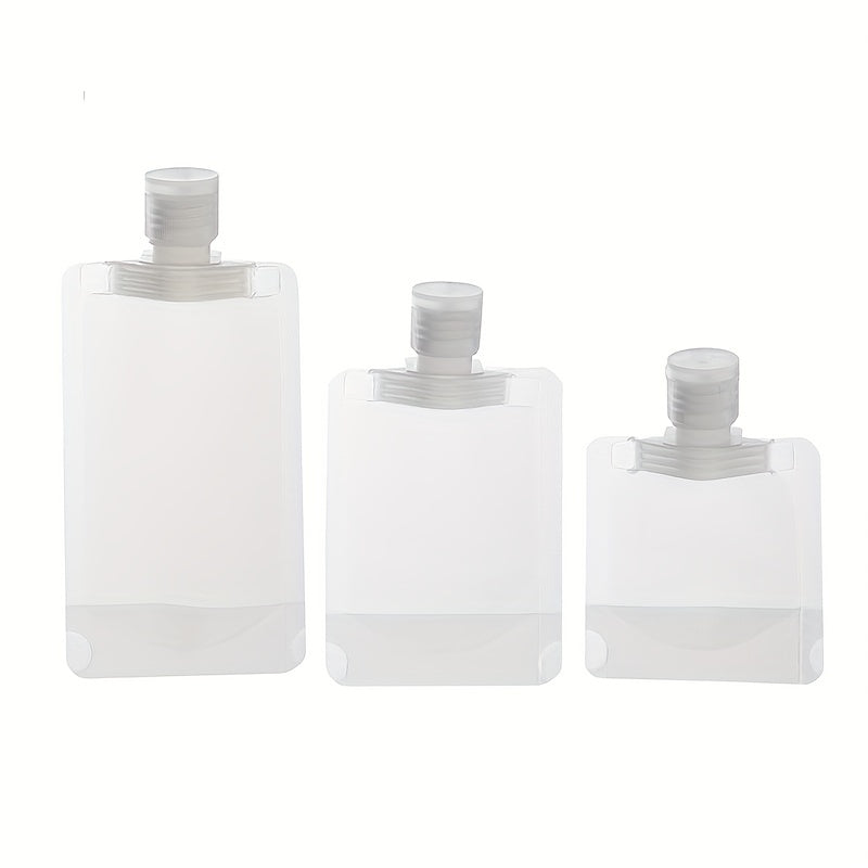 Travel Plastic Refillable Pouches Portable Empty Squeeze Bag