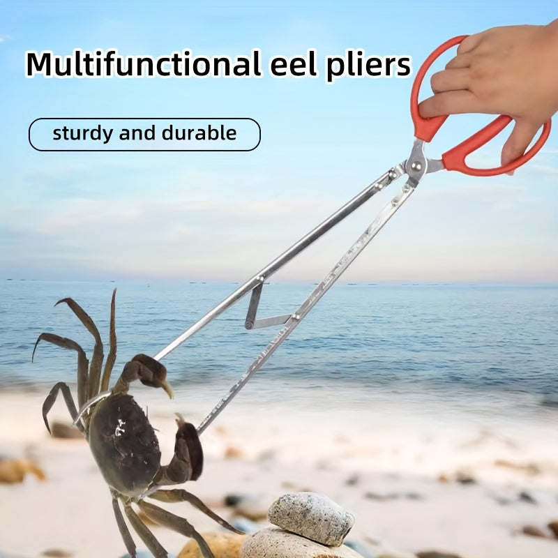 Multifunctional Seafood Scissors Eel Pliers Stainless Steel Clip