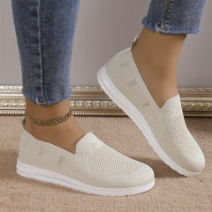 Women's Slip on Sneakers Casual Low Top Hollow Out Shoes