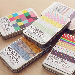 Korea Stationery Tin Boxed Journal Diary Sticker DIY Diary Sticker