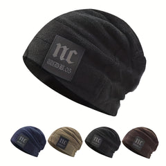 Men's Windproof Woolen Hat Warm Knitted Hat