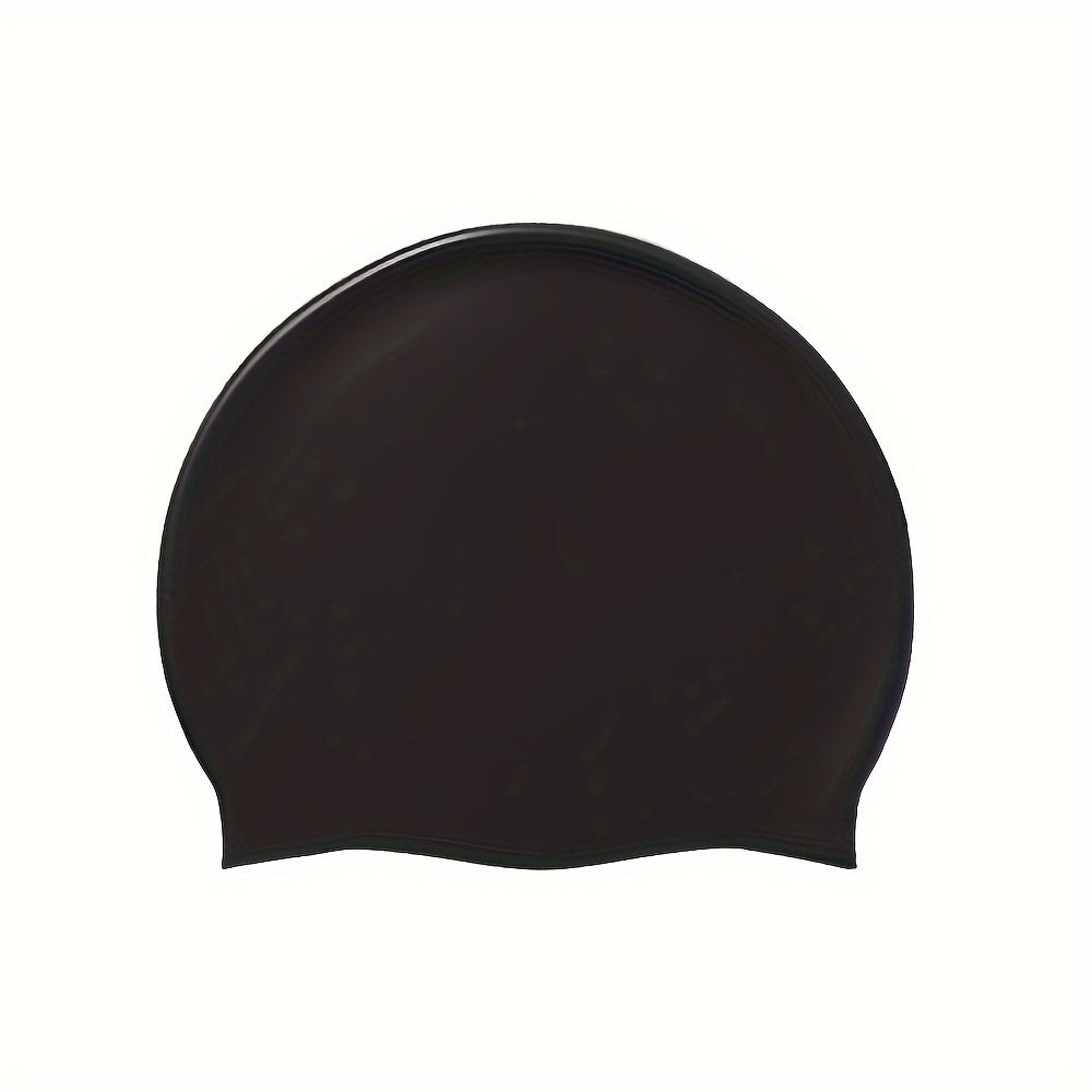 Unisex Silicone Swim Cap Waterproof Comfortable Swimming Cap