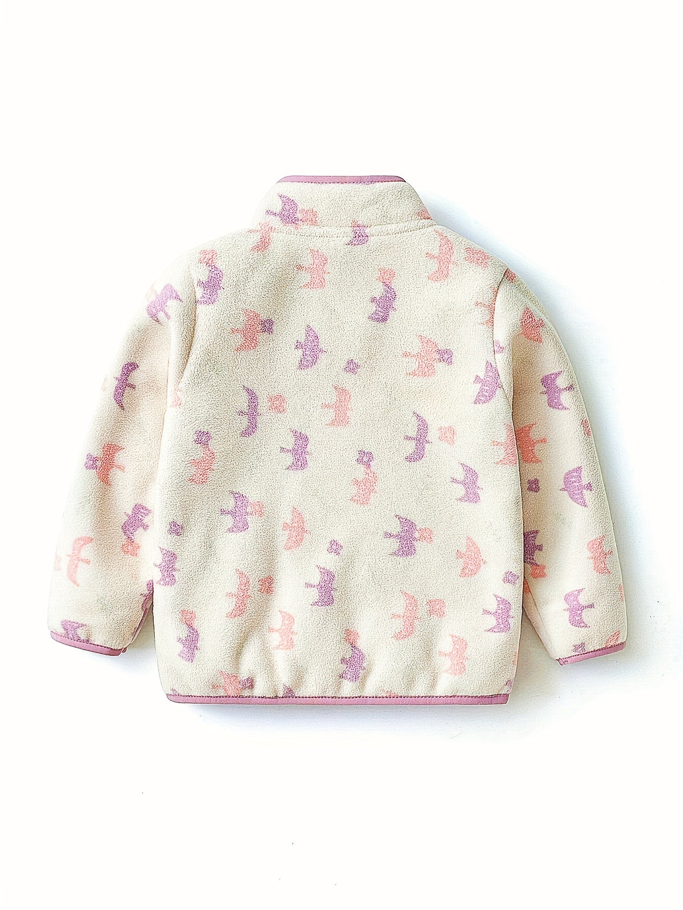 Baby Girls' Leopard Fleece Jacket Warm Coat Winter