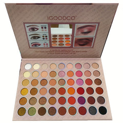 54 Colors Eyeshadow Palette Pearly Matte Earth Tone Ladies Eyeshadow