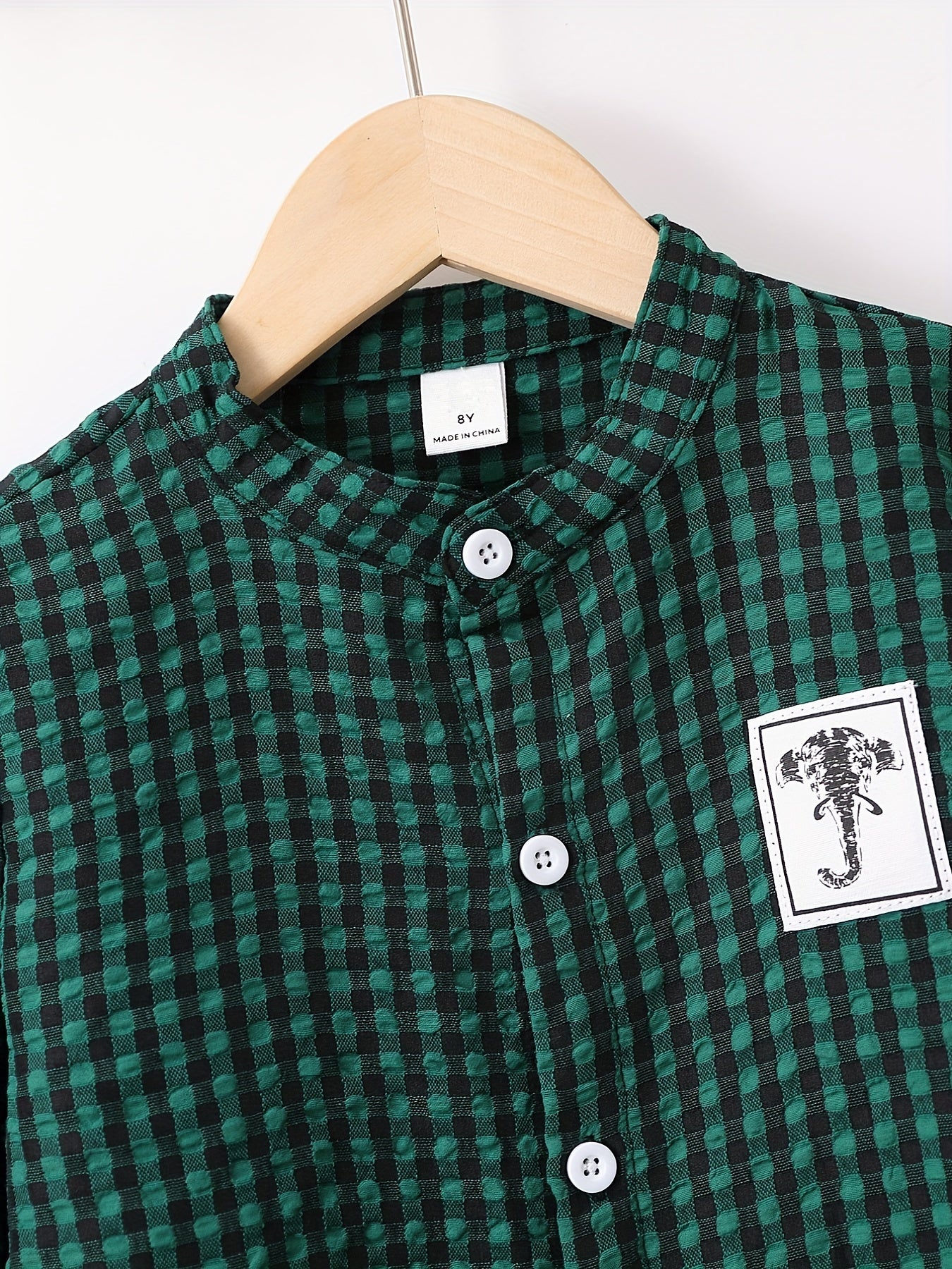 Boys Plaid Shirt&Pants Set Comfy Summer Kids Clothing