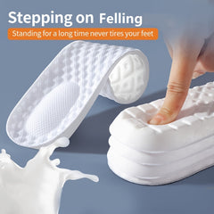 Sports Insoles PU Deodorant Breathable Cushion Running Insoles