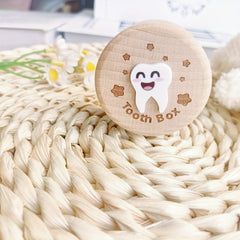 Wooden Tooth Keepsake Box with Fetal Hair Collection - Perfect Birthday Gift
