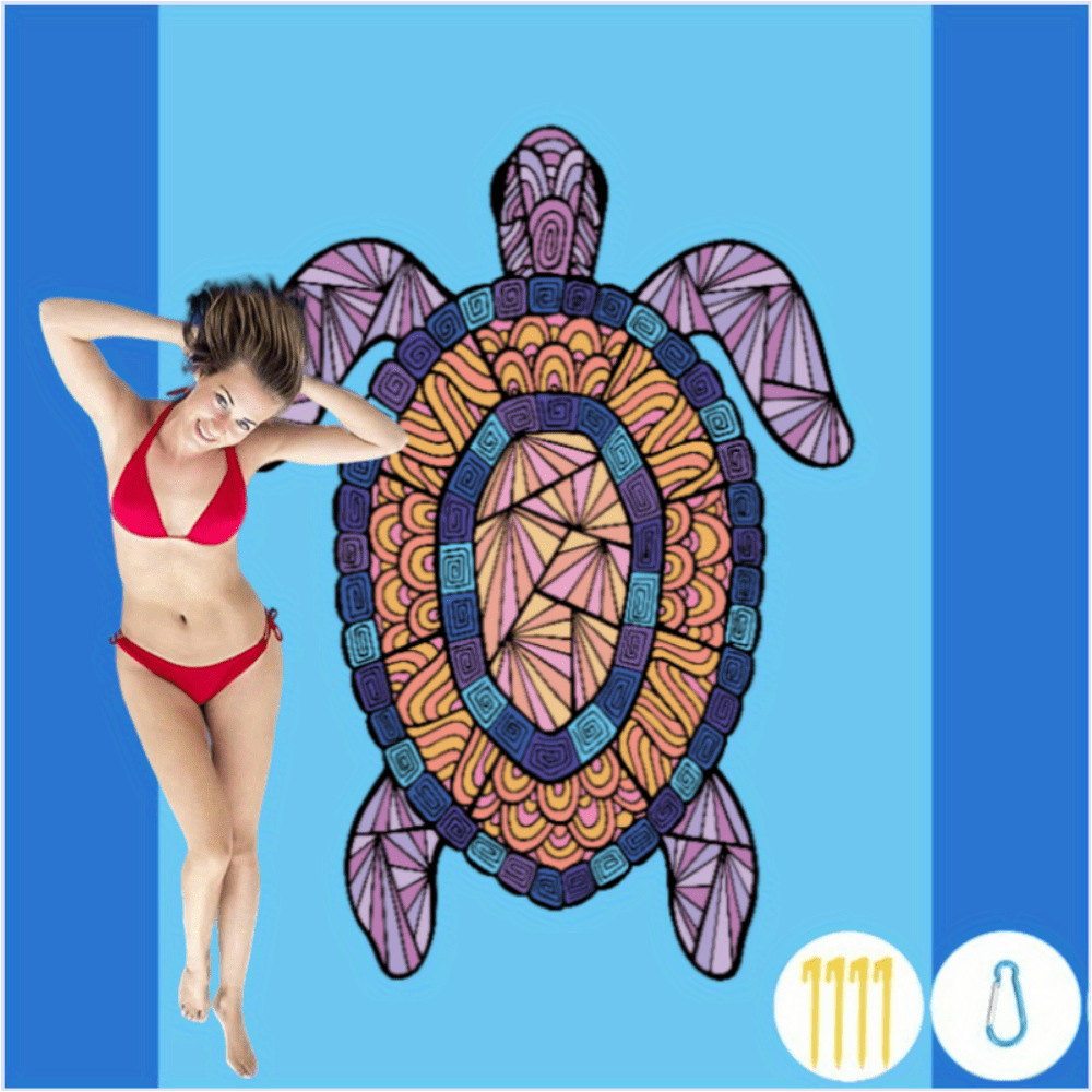 Water Resistant Sandproof Beach Blanket Mat Outdoor Picnic Camping Blanket