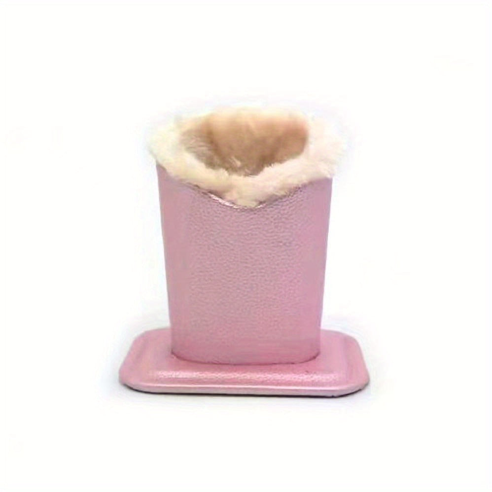 Plush Lined Eyeglasses Holder Stand Protective Glasses Display Case