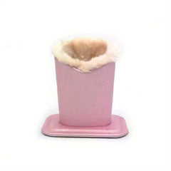 Plush Lined Eyeglasses Holder Stand Protective Glasses Display Case