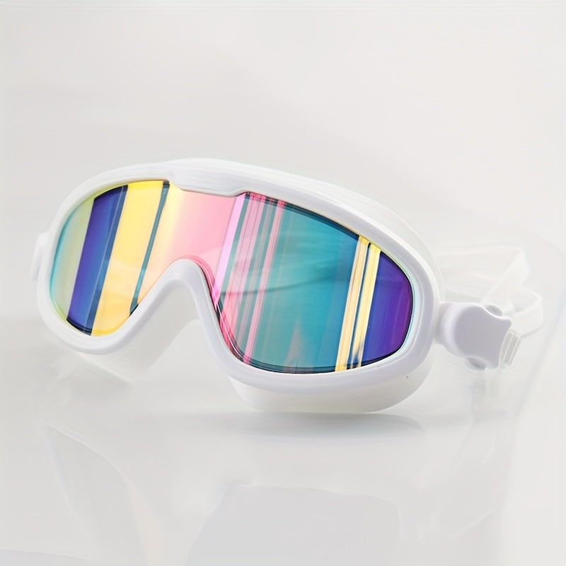 Summer Large Frame Swimming Goggles Waterproof Fog Proof Clear Vision