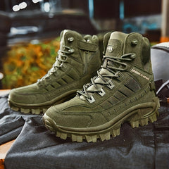 Men's Suede Hiking Boots Outdoor Wear-resistant Anti-skid Comfortable Shoes