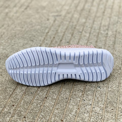 Women's Rhinestone Slip-On Sock Shoes