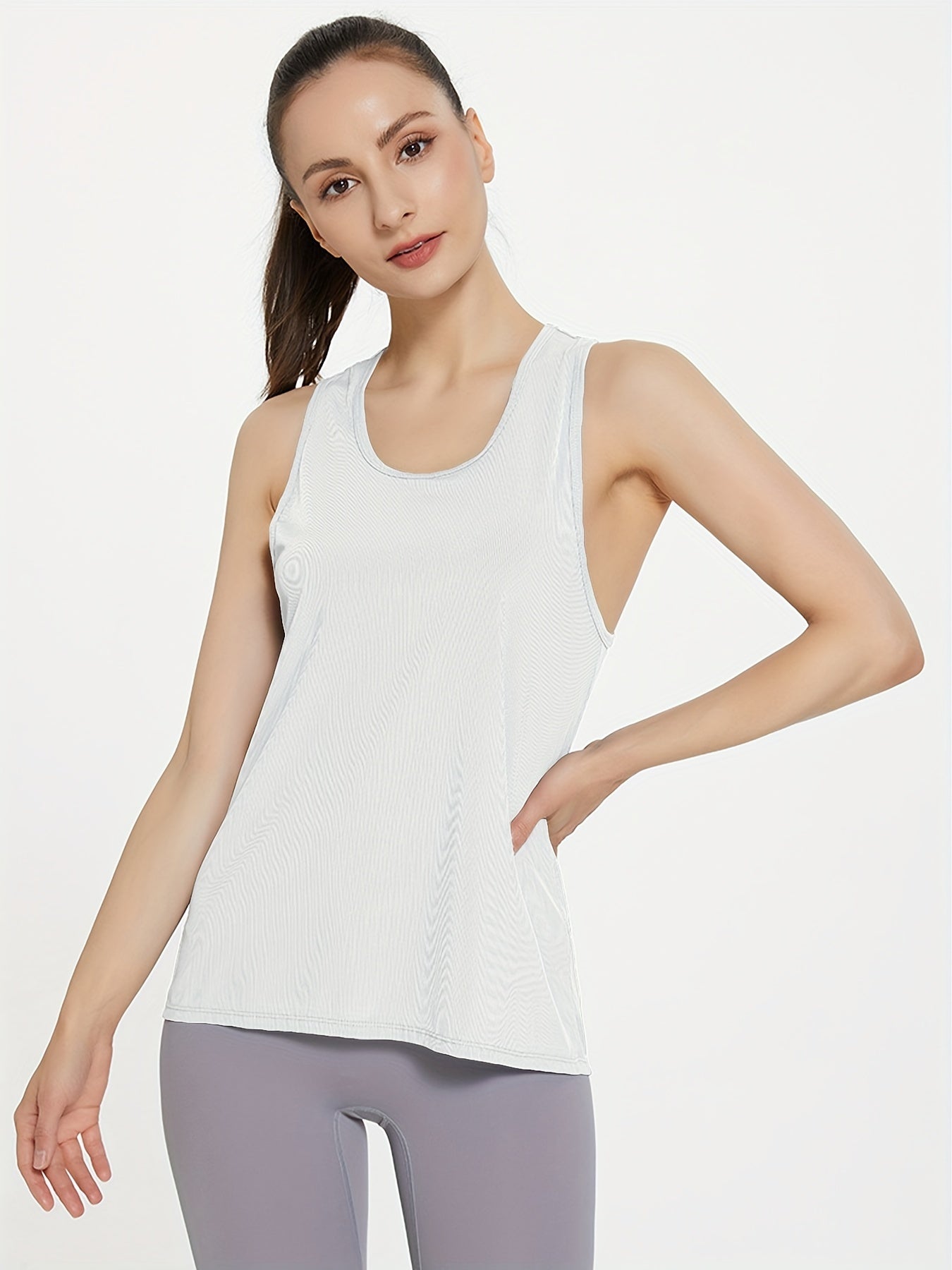 Moisture Wicking Tank Top Women's Fitness Sleeveless Top