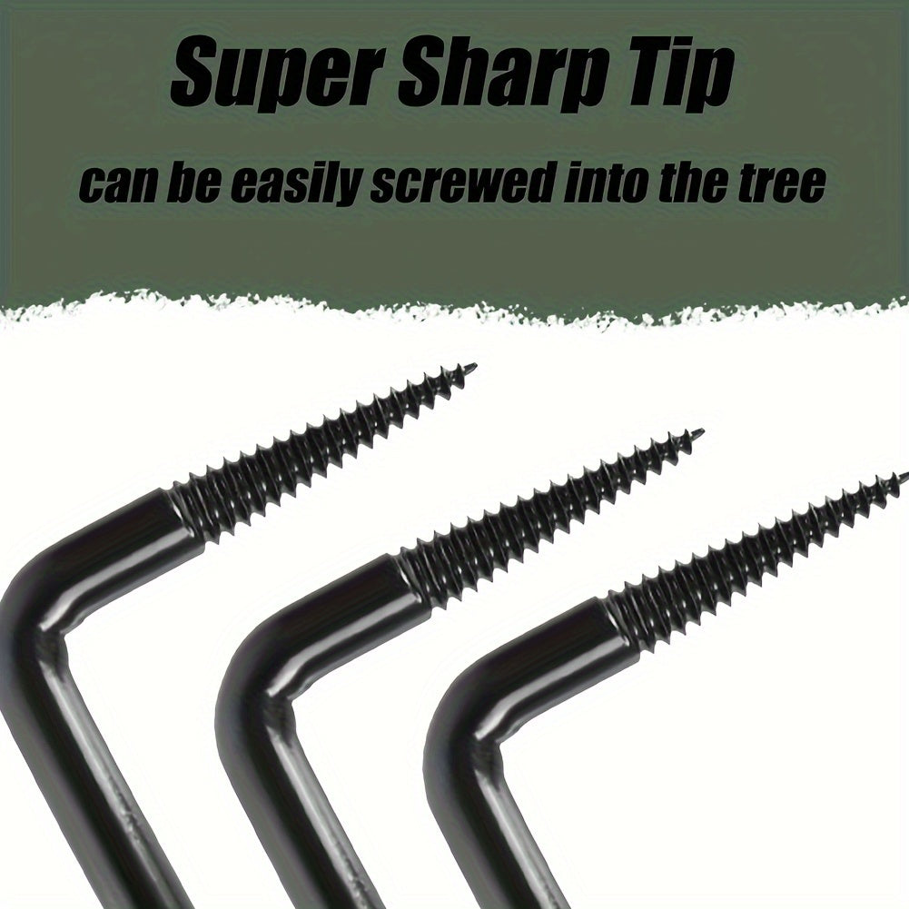 2pcs Screw In Tree Steps for Climbing, Self Tapping Screw Mount