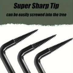 2pcs Screw In Tree Steps for Climbing, Self Tapping Screw Mount