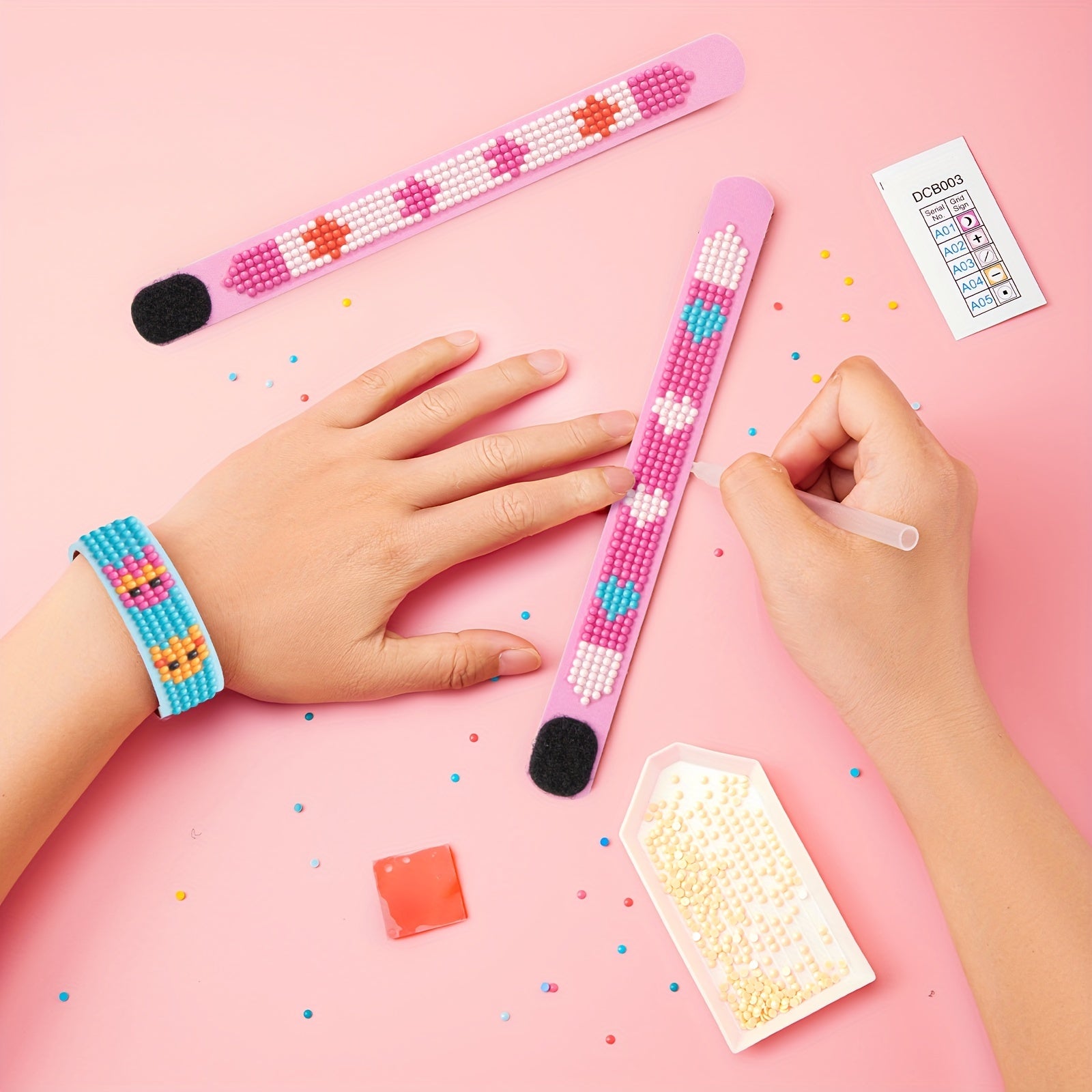 3pcs DIY Diamond Bracelets Arts And Crafts For Girls