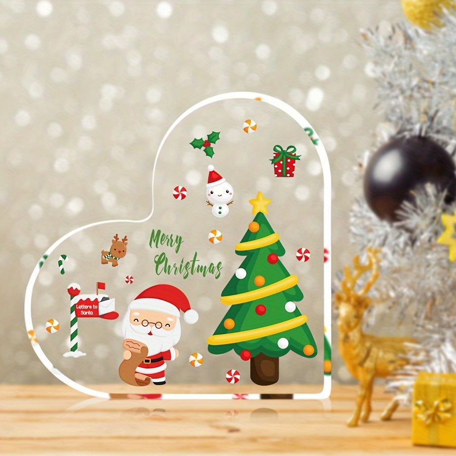 Christmas Acrylic Love Decoration - Home Party Wedding Room Decor