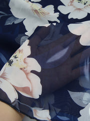Floral Print Midi Skirt Vacation Casual Skirt