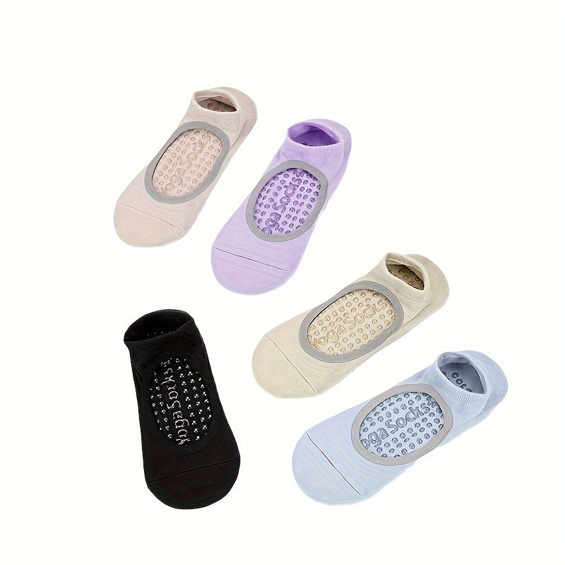 Women's Yoga Socks Anti Skid Non Slip Floor Slippers with Grips