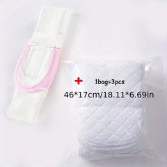 Cotton Baby Diaper Fixed Belt Waistband Buckle Strap