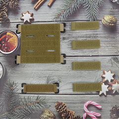 Detachable Molle Patch Panel with Loop for Backpack