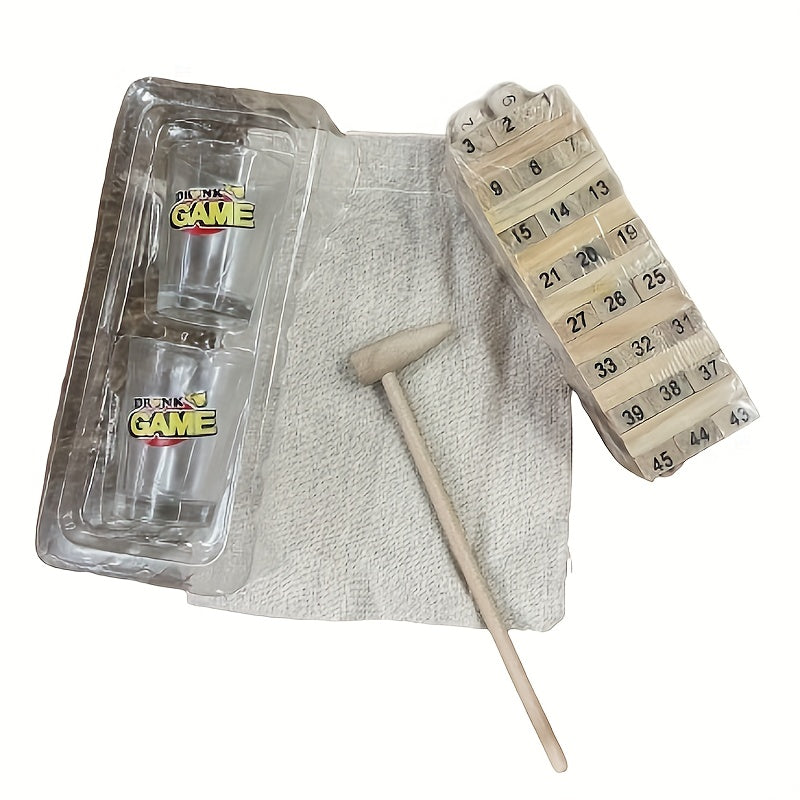 Stacking Wine Glasses Set Drinking Game Bar Game Stacking Party Game