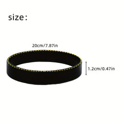 5 Pcs Silicone Bracelet Stretch Wristband for Adults Teens