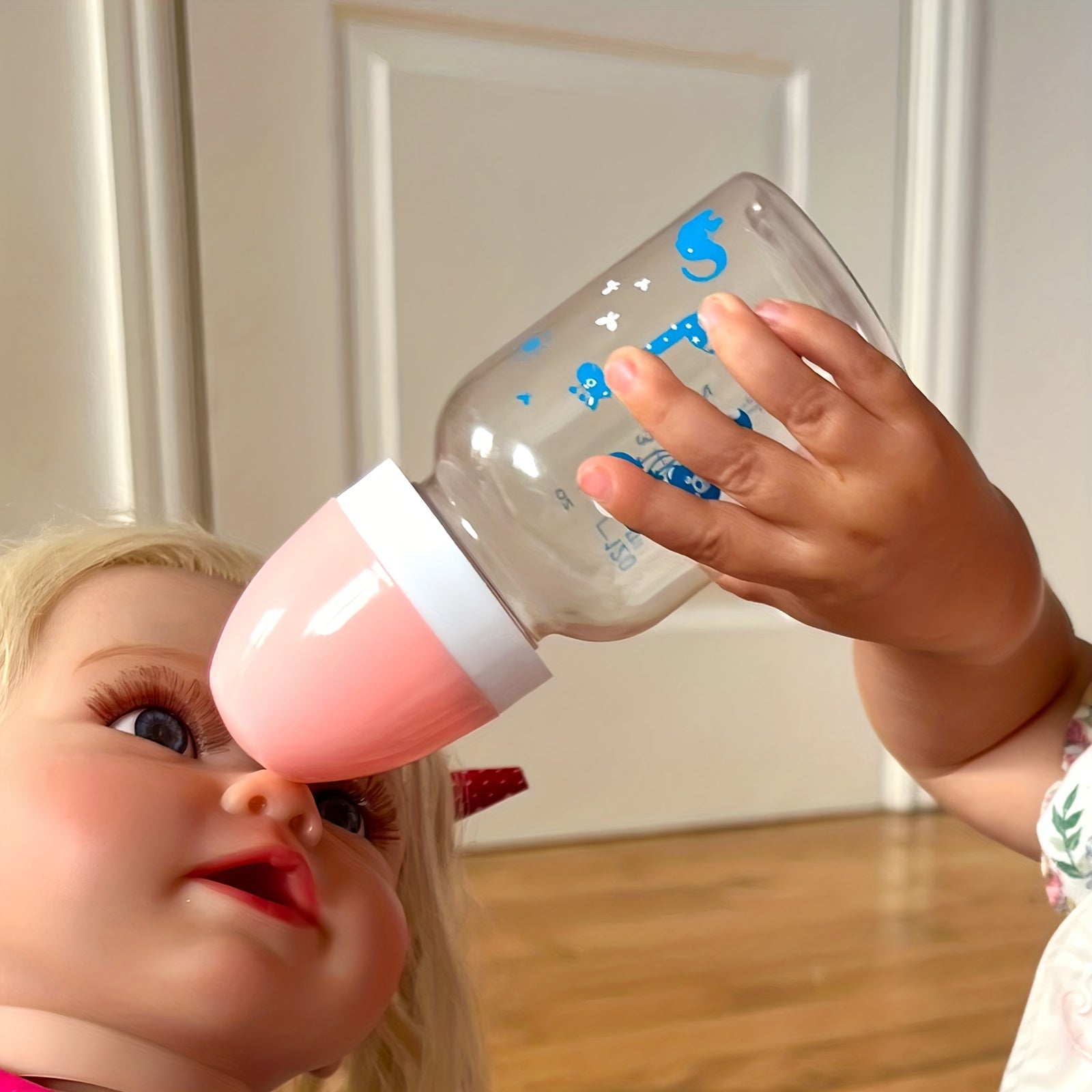 Reborn Baby Doll Accessories: Pacifier & Bottle Set