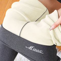 Plush Lined Thermal Pants Soft & Comfy Slim Elastic Tights