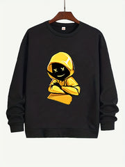 Cartoon Hoodie Boy Print Boys Casual Creative Pullover Sweatshirt