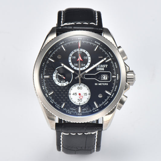 KUERST Waterproof Quartz Watch with Night Light