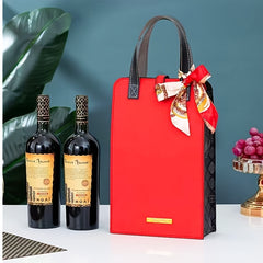 1pc Red Wine Bag Two Pack Red Wine Tote Bag Wine Packaging