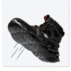 Men's Durable Work Shoes Lace Up Anti skid Construction Sneakers