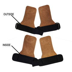Cowhide Lifting Straps Neoprene Wrist Support Gloves
