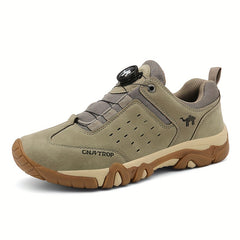 Men's Hiking Sneakers Rotary Button Non Slip Outdoor Shoes