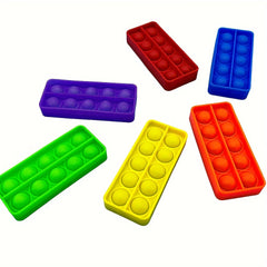 6pcs Ten Frames Math Games Numbers Counting Learning Toys Push Bubble Fidget