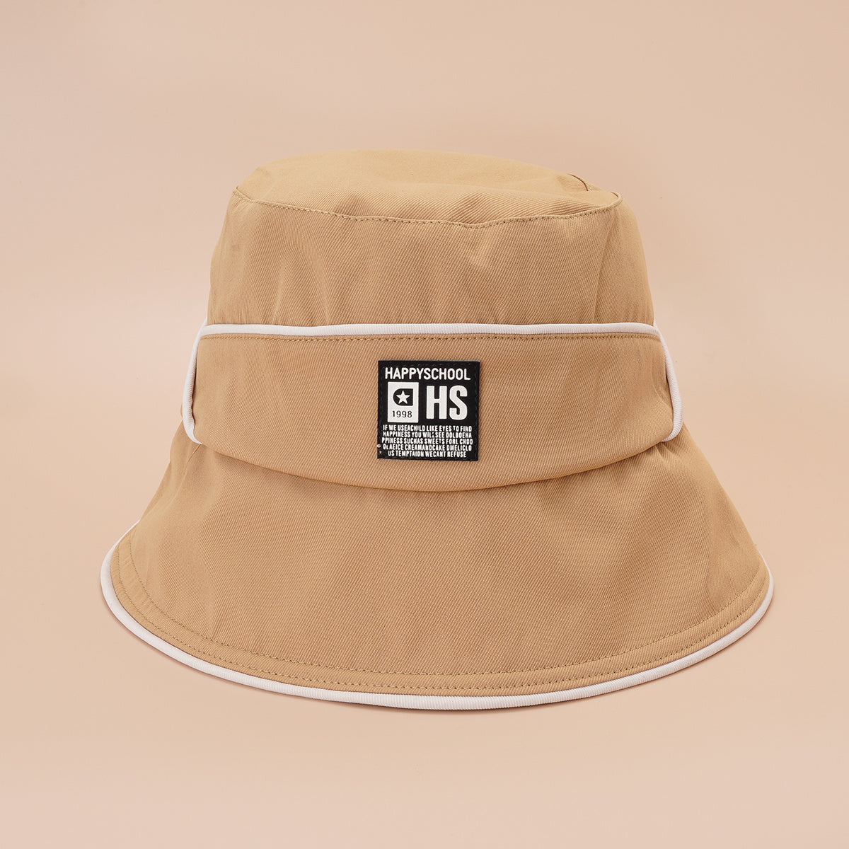 Patch Bucket Hat Reversible Fisherman Cap Women Summer Beach Travel Sun Hat