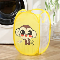 Foldable Portable Storage Basket for Kids Toy Bedroom Living Room