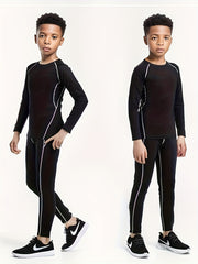 Boys Sports Quick Drying Fitness Suits - Basketball Football Clothes