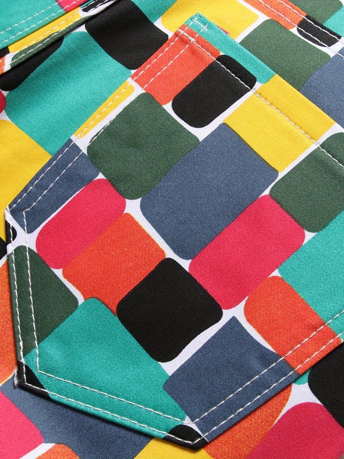 Men's Colorful Jeans Straight Regular Denim Jeans With Pockets